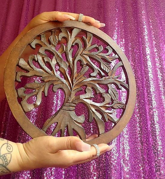 Tree Of Life Wooden Wall Hanging- Westside Market Only